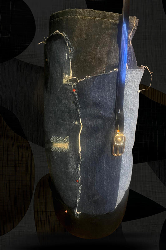 Harlequin Denim Tote