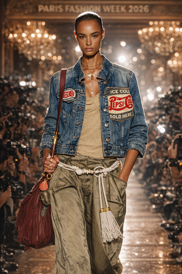 Soda Pop Crop Denim Jacket