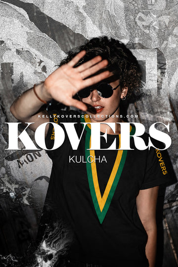Kovers Kulcha - Black, Gold, and Green T-Shirt