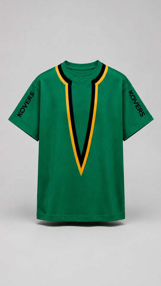 Kovers MoBay - Green Black and Gold T-shirt